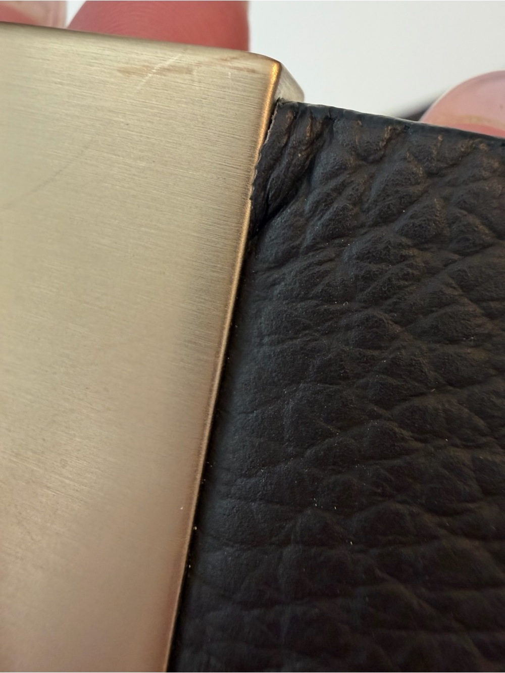 EUC! Zegna Grained Leather Reversible - Picture 14 of 15